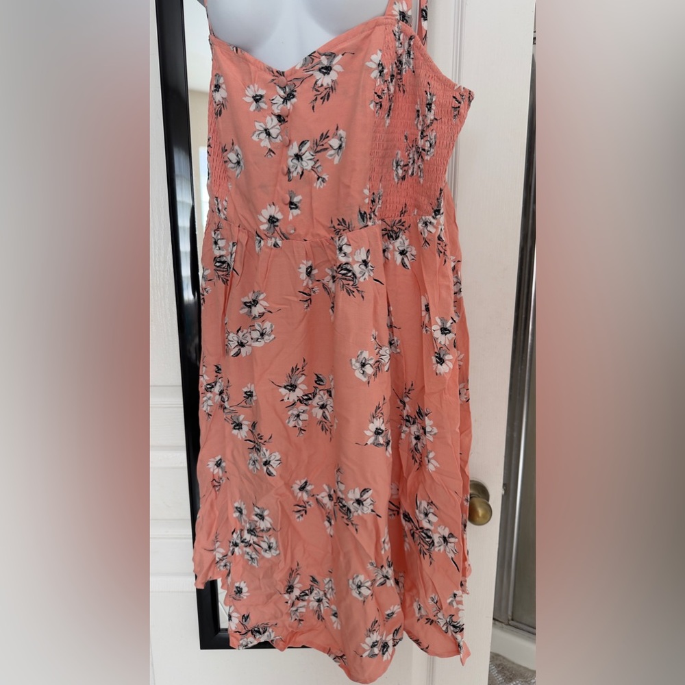Torrid blush peach challis skater dress and size 2X